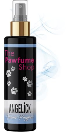 The Pawfume Shop - Angelick, Female Dog Perfume Spray - For all Breeds & Sizes - Fresh Scent & Odour Control - Gentle on Skin & Long-Lasting Fragrance, Vegan Friendly - 100ml