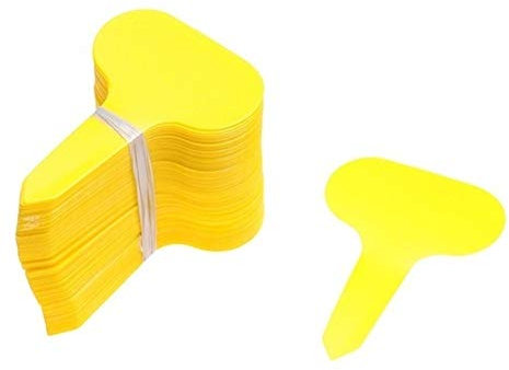 100 pezzi di plastica Label Giardino fiori in vaso Semenzaio Segni Prompt Carta E cartellino identificativo Strumenti Tatuaggi