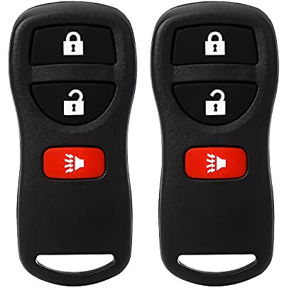 Pilida Keyless Entry Remote Control: Car Key Fob Compatible with Infiniti Nissan Armada Frontier Murano Pathfinder Quest Sentra Titan Versa Xterra| FX35 FX45 QX4 Replacement for KBRASTU15 (2 Pack)