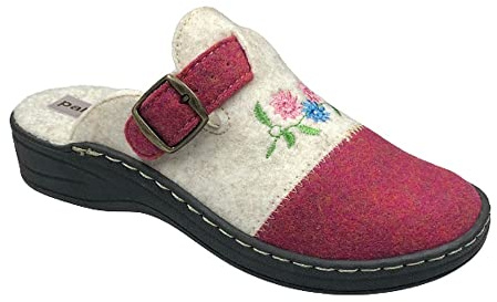 generico Pantofole invernali Donna in Lana Cotta Fibbia Regolabile Essentia by Patrizia Azzi con Suola ultra leggera Comoda e Flessibile Realizzate con materiale Ecosostenibile
