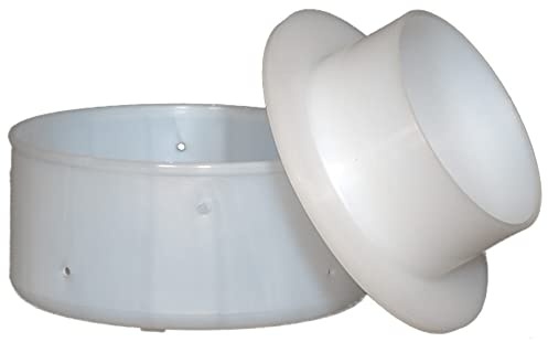 Cheese Mould Small Classic Wheel with Lid Follower