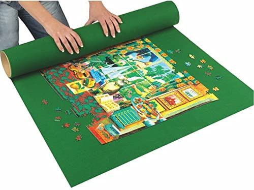 Grafix Tapis de puzzle enroulable avec sangles de rangement pliable pour puzzles jusqu'à 1500 pièces