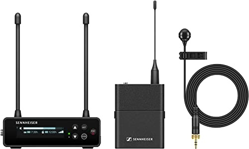 Sennheiser EW-DP ME4 SET (S4-7) Tragbares digitales UHF-Drahtlosmikrofonsystem mit ME4-Ansteckmikrofon mit Nierencharakteristik - Schwarz (700024)