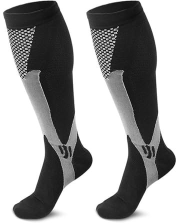 Minasa Kompressionsstrümpfe für schmerzfreie Beine & Füße, Kompressionsstrümpfe für Damen und Herren, Winter Compression Socks, für Sport, Radsport, Fitness etc