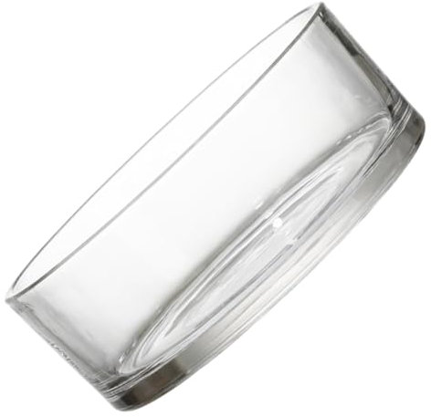 Kisangel Glasvasen klare Glasschalen hydroponische Pflanzschale Blase Schüssel breite Blumenvase aus Glas graceling Gracy stieltopf geschen klein Wasserglas Container-Tank Seerose schmücken