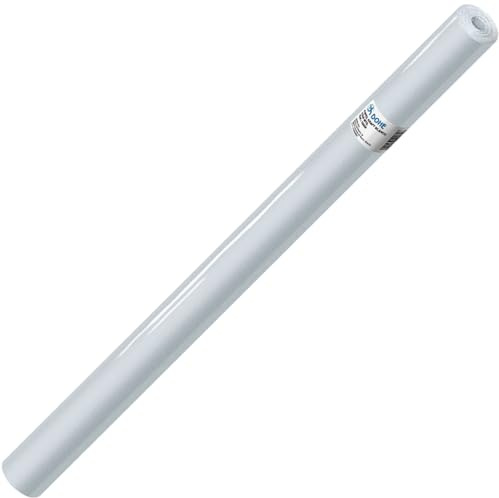Dohe - Rollo de Papel Kraft Blanco 100 cm x 50 metros - 60 g/m², ECO: Papel 100% Reciclado, Embalaje y Envíos - Material de oficina