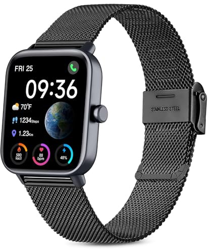 Issinlky Metallband für Veryfit IDW19/IDW13/IDW16/IDW18, 22mm Edelstahl armband für Gloryfit P66/P66D/P72/P95, TUYOM LW36, H1/D1,T50S, Y6, YB54, G39, AGPTE LW11