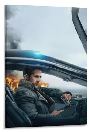 Voliko Filmposter Blade Runner 2049, Leinwand-Kunstdruck, Poster, Foto, Gemälde, Poster, Raumdekoration, 50 x 75 cm