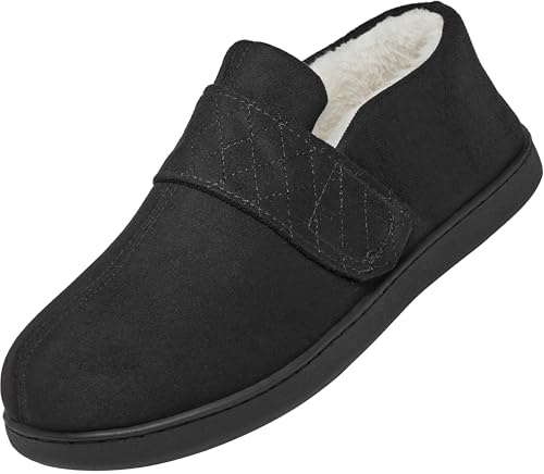 Mishansha Hombre Mujer Zapatillas de casa Invierno Pantuflas Cálidas Antideslizantes Tallas 36-49 EU
