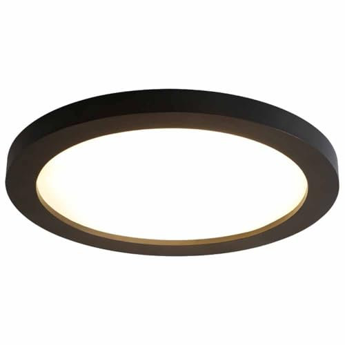 Led RondModern Super Luminoso Aparatos de Iluminación Decoración de Techo 6000KPlatos de Metal Acrílico Instalación Integrada Para Pasillos, Calzadas, GLATOBBON, A, 35cm
