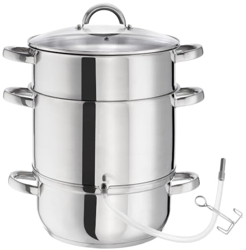 Edelstahl Dampfentsafter Induktion Entsafter Fruchtentsafter Saftpresse Obst Neu