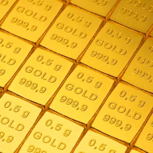 Gold zum Sammeln oder Verschenken - Goldbarren 2x0,5g Feingold 999.9 + Echtheitszertifikat und Geschenkverpackung
