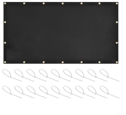 Tappetino ignifugo per griglia e recinzione, 3 x 4/3 x 6/3 m, protezione per barbecue e recinzione, facile da pulire, rivestito in silicone in fibra di vetro, resistente a 480 °C (91,5 x 183 cm)