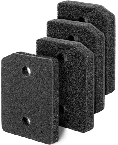 DIFLAX 4 Pezzi Filtro Asciugatrice per T1 9164761 Originale Elettrodomestici 205 X 155 X 30mm Filtri Asciugatrice Filtro per Pelucchi in Schiuma per Asciugatrice a Condensazione e a Pompa di Calore