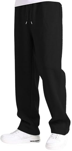Baggy Jogginghose Jungen Kinder Jogger Hose Weites Bein Freizeithose Baumwolle Cargohose Jogginghose mit Gummizug Lässig Sport Sweathose Trainingshosen Lockere Elastischer Teenager Sweatpants Lange
