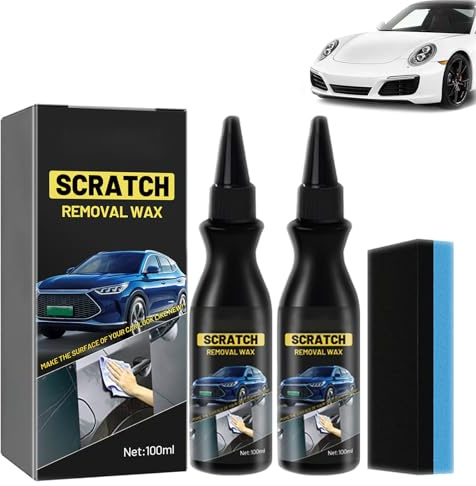 2PCS Car Scratch Removers, Removes Deep Car Scratches, 2025 New Scratch Remover, Scratch Remover Kit for Cars, Car Scratch Repair Paste for Cars Paint Scratches Repair Polishing Wax