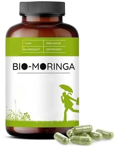 Supplément Moringa Oleifera - Poudre de feuilles de Moringa pure | Superaliment vert, origine pour l'énergie, le métabolisme et le soutien immunitaire