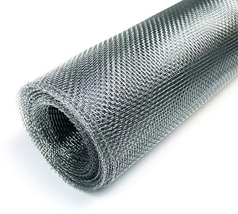 Edelstahlgewebe feinmaschig für Kellerfenster, Lichtschächte | Schutz vor Blättern, Schmutz, Müll, Insekten, Ungeziefer, Rollenware 1,5 x 12,5 Meter, Fliegengitter