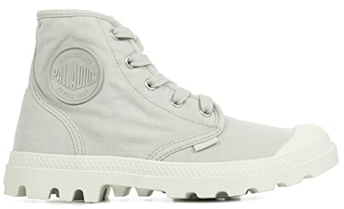 Palladium Pampa Hi sneakerstövlar för kvinnor, Grå, 37 EU