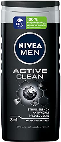Gel de ducha Active Clean de Nivea Men (250 ml)