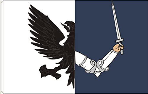 BANDERA DE CONNACHT IRLANDA. CALIDAD RASO PREMIUM. TAMAÑO GRANDE 150X90