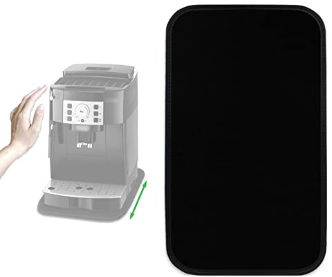44 * 28CM Verschiebbare Unterlage für Kaffeemaschine, Küchenmaschine, Rührgeräte - Stoff+Filz Gleitbrett Matte Passend für De'Longhi Magnifica S ECAM 22.110.B/S Smart ECAM 230.13.B Kaffeevollautomat