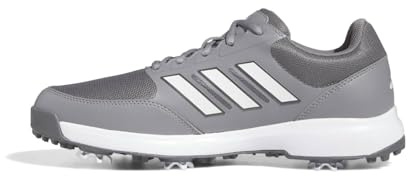 adidas Zapatos de Golf Tech Response 3.0 para Hombre, Grey Four/Footwear White/Grey Three, 48 EU