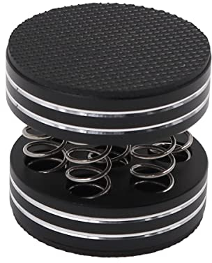 Tiardey 4PCS Speaker Isolation Feet Spring Audio Shock Absorber Floor Protectors Dampening Pad for Turntable Amplifier DAC Subwoofer Audio Equipment