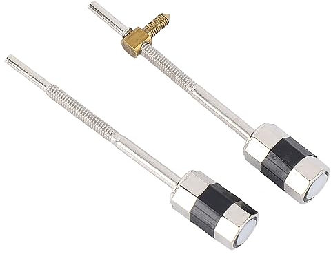 2 Stück Cello-Bogenschraube, Metall-Bogensaiten-Einstellschraube, Instrumentenzubehör für den Austausch von Wartungsteilen für Cellisten, Musikinstrumente