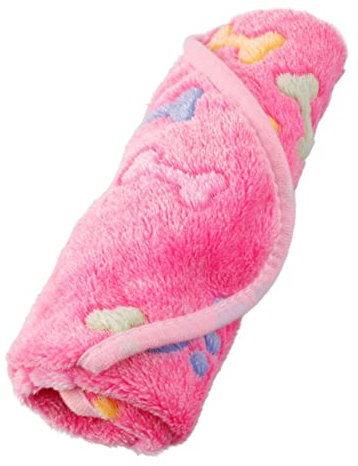 FRCOLOR Hundebettdecken Haustier bettwäsche warme Schlafmatte Flauschige hundedecke Hunden Flauschige Haustierdecke Haustierdecken Kätzchendecke für Haustiere Zwinger Katzendecke Rosa
