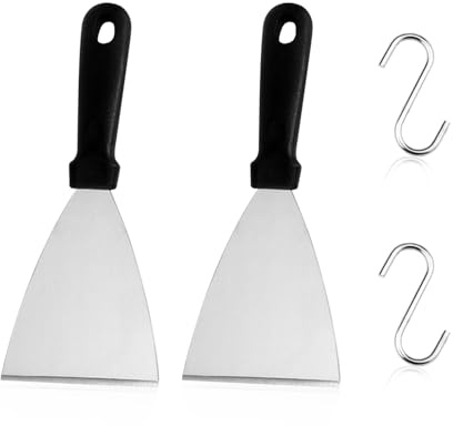 2 Spatules Coudées, 2 Crochets S, Spatule Barbecue, Spatule Pâte, Spatule Barbecue, Spatule Cuisine, Ustensiles De Cuisine
