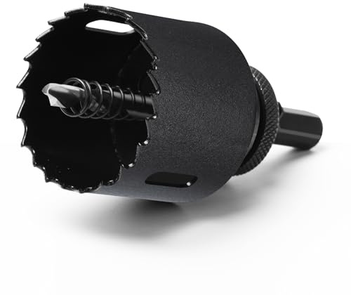 HSAWBIT HSS Bimetall-Lochsäge, 53 mm, M42, schneller Schnitt, extra Kobalt-Lochschneider, 45 mm Schnitttiefe, für Edelstahl, Baublech, Holz, Kunststoff, verschiedene Materialien