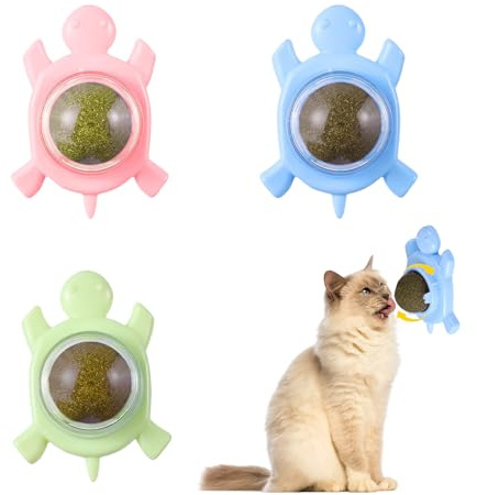 Cosmeria Katzenminze Spielzeug Set, Interaktiver Katzenminze Ball Und Kissen, Katzen, Fördert Verspieltheit Und Aktivität