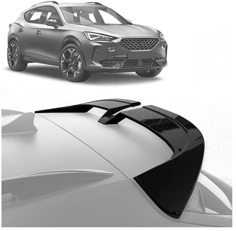 CHROMEMASTER | Alerón Trasero, Spoiler para Techo Compatible con Cupra Formentor 2020+; Accesorios de Coche - Spoiler para Coche; Poliuretano; para Pintar; Método de Montaje: Pegamento