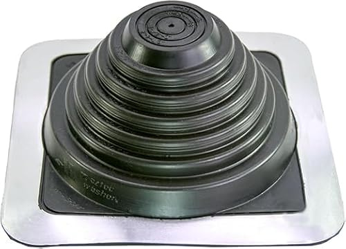 MASTER FLASH® Standard #1 Flexibler Dachdurchgang Dichtung EPDM Flansch gegen Wassereintritt Temperaturbeständig Schornsteinschutz Rohre Kabel Paneele (70-114mm) (SQ101BA-SET)
