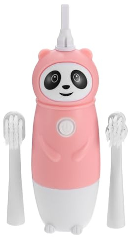 Automatische Zahnbürste für Kinder 1 Satz Ipx7 Rosa Pp | Kids, Schützt Zahnschmelz und Zahnfleisch, Tiefenreinigung, Aaa Batterie nicht Enthalten