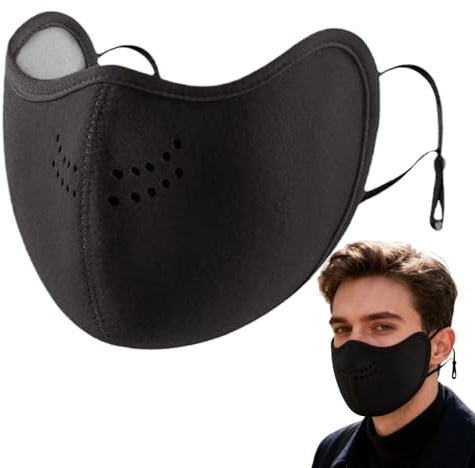 Demi-masque pour temps froid | Chaud, résistant au froid et respirant | Demi-masque pour le ski, la randonnée, la pêche, le ski, le cyclisme, la chasse, l'escalade, le snowboard pour homme et femme