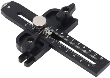 FTVOGUE Guide de Scie Sauteuse Fine, Alliage d'aluminium, Coupe Lisse pour le Travail du Bois, Idéal pour les Applications de Toupie et de Scie à Ruban