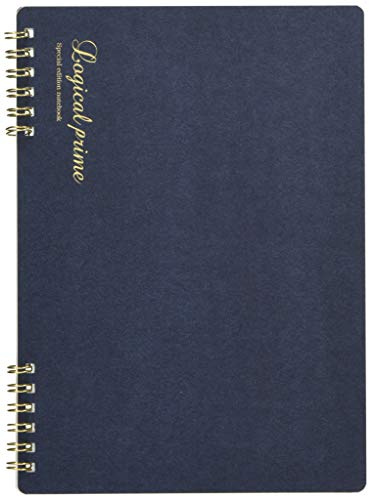 Nakabayashi 65811 Logical Prime Notebook, W-Ring Notebook, A5, B Ruled