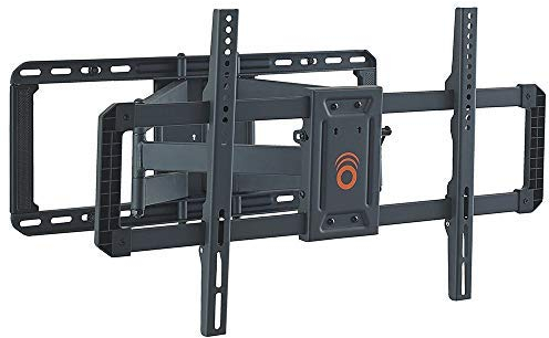 ECHOGEAR Full Motion Tilt and Swivel TV Wall Mount Bracket for most 42-80 inch LED, LCD, OLED, Curved and Plasma Flat Screen TVs w/VESA patterns up to 600 x 400-55.6 cm Extension - EGLF2-B2