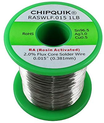 LF Fil à souder 96,5/3/0,5 étain/argent/cuivre activé par la colophane 0,015 0,5 kg
