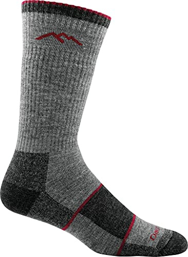 Darn Tough Men's #1405 Hiker Boot Sock Full Cushion Socks (Charcoal, M)