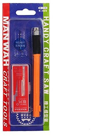 Mini Sierra para Manualidades, Multifunción, Kit Herramientas DIY, Grabado y Modelismo para Aficionados, Modelistas, Proyectos Escolares