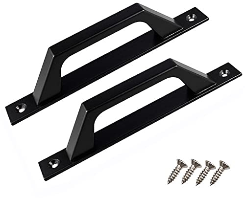 Juliyeh 2 Stück Griff für Schiebetür, Griff für Scheunentür, Griffe aus schwerer Legierung, Griffe für Küche, Möbel, Schrank, für Tor, Schuppen und Garage