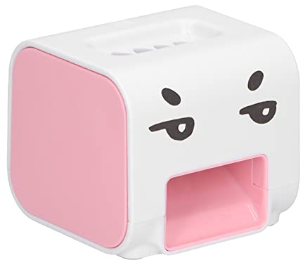 Abridor automático de semillas de melón USB, galleta eléctrica de semillas para semillas de girasol(Rosa + Blanco)