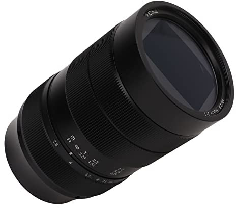 Zunate Objectif Macro 60 Mm F2.8 APS C Demi-Trame Grossissement 2X Objectif à Mise au Point Manuelle pour Fuji FX Monture X‑PRO1, X‑PRO2 X‑E1, X‑E2, X‑E3, X‑H1 X‑T1, X‑T10, X Caméra ‑T2, X‑ T3