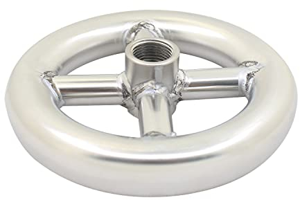 Anello bruciatore gas rotondo braciere da giardino caminetti da esterno barbecue camino bruciatore per pozzo del fuoco a gas