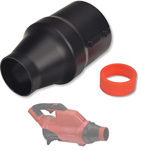 Fennoral Car Drying Nozzle with Red Soft Tip Cover for Milwaukee M18 Fuel Single Battery Leaf Blowers Fits 2724-20 and 2728-20