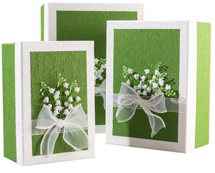 Geschenkkiste, Geschenkbox Mit Deckel Groß, Gift Box, Geschenkbox Grün, Geschenkboxen, Hochzeit & Weihnachten(grün)