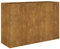 vidaXL Fioriera Rialzata da Giardino 120x40x80 cm in Acciaio Corten
